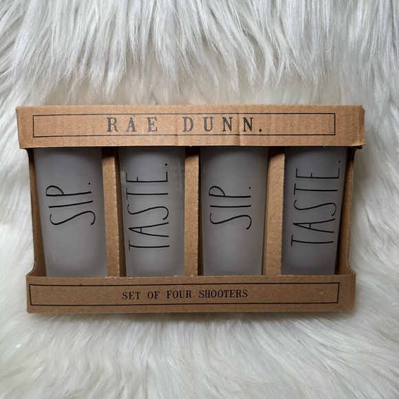 Rae Dunn Other - Rae Dunn Frosted Shooter Shot Glass Set of 4